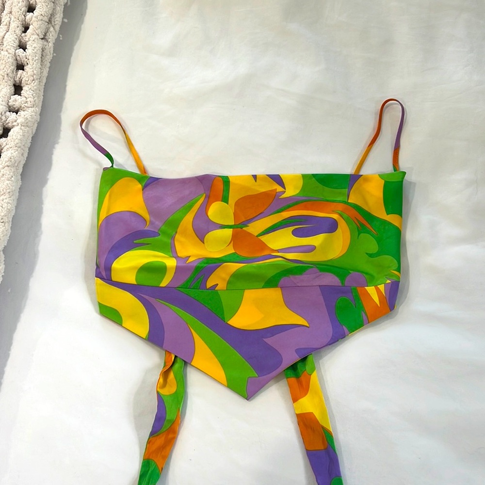 WeWoreWhat Saved by the Bell Tie Back Top